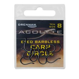Drennan Acolyte Carp Circle Hooks barbeless 10St. #10