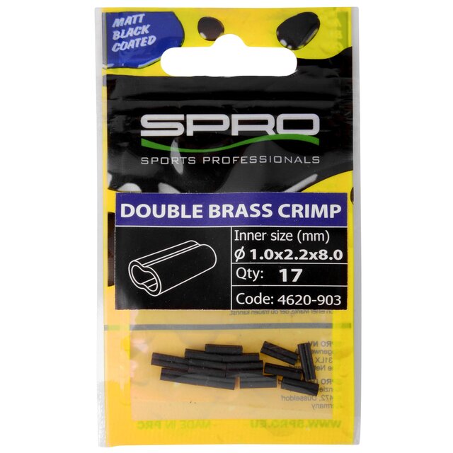 SPRO Double Brass Crimp | Doppel-Quetschhlsen