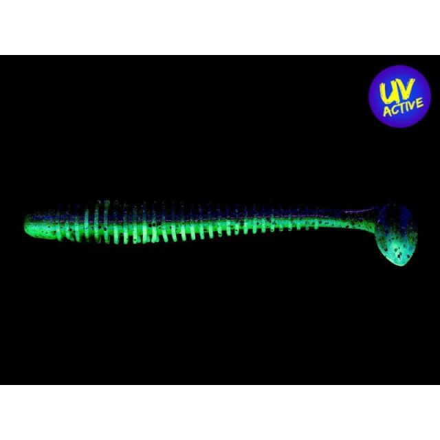 Keitech Swing Impact 3" Green Pumpkin Chartreuse 10Stk.