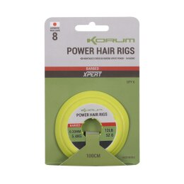 Korum Power Hair Rigs 1,00m 8Stk.