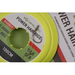 Korum Power Hair Rigs 1,00m 8Stk.