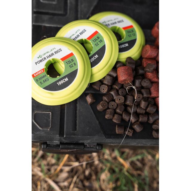 Korum Power Hair Rigs 1,00m 10lb/0.28mm #12