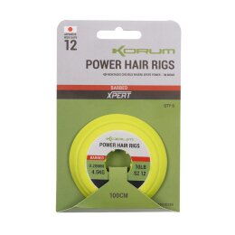 Korum Power Hair Rigs 1,00m 10lb/0.28mm #12