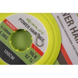 Korum Power Hair Rigs 1,00m 10lb/0.28mm #12