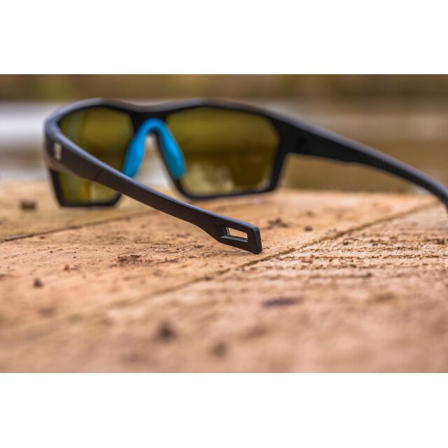 Preston Absolute Wrap Sunglasses Amber Brown