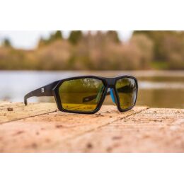 Preston Absolute Wrap Sunglasses Amber Brown