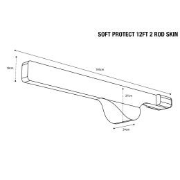 Nash Subterfuge Soft Protect 2 Rod Skin