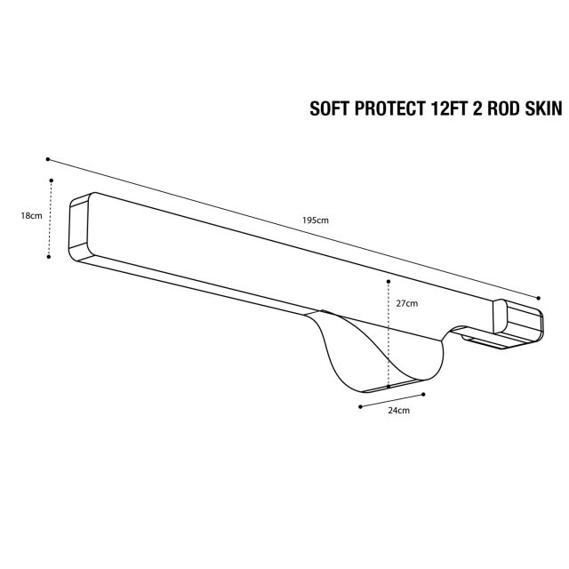 Nash Subterfuge Soft Protect 10ft 2 Rod Skin