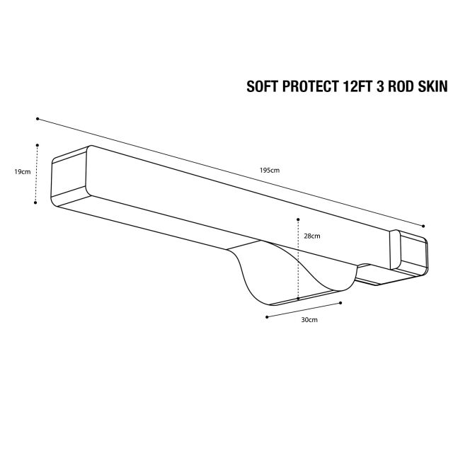 Nash Subterfuge Soft Protect 3 Rod Skin