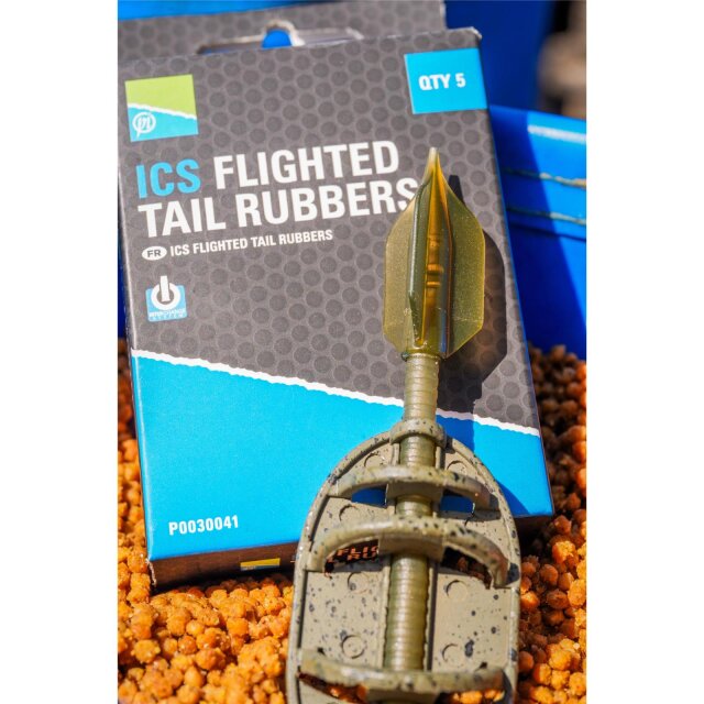 Preston ICS Flighted Tail Rubbers