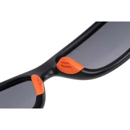 Fox Collection Black Orange Shades - Brown Lens