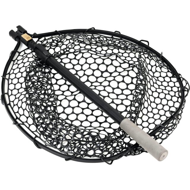 Westin W3 C&R Adjustable Full Rubber Mesh Landing Net 45x55x35cm