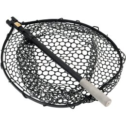 Westin W3 C&R Adjustable Full Rubber Mesh Landing Net 45x55x35cm