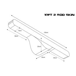 Nash Scope OPS Soft Protect 10ft 2 Rod Skin