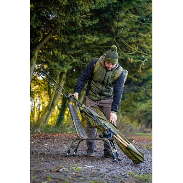 Korum Progress Roving Kit | Stuhl + Rucksack + Futteral