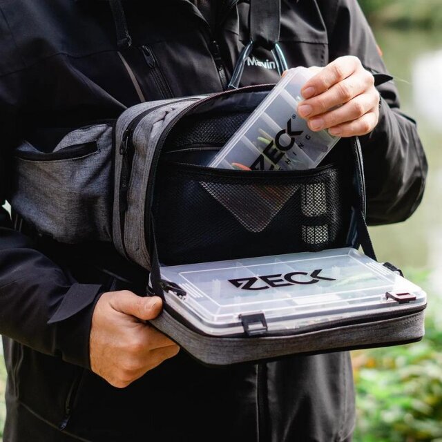 Zeck Sling Bag 5000 + 2x Tackle Box