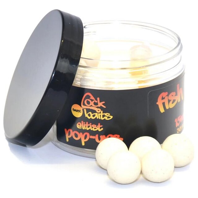 Cockbaits Elitist PopUps Penny Fish weiss 15mm