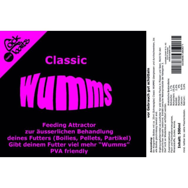 Cockbaits WUMMS Classic Liquid 500 ml