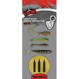 FOX Rage Drop Shot Micro Ready Rig Size 6