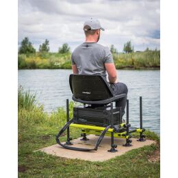 Matrix F25 Pro Sitzkiepe mit Drehelement- Edition Limette