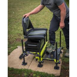 Matrix F25 Pro Sitzkiepe mit Drehelement- Edition Limette