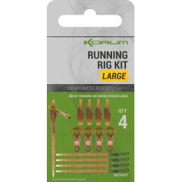 Korum Smokescreen Running Rig Kit 4Stk.
