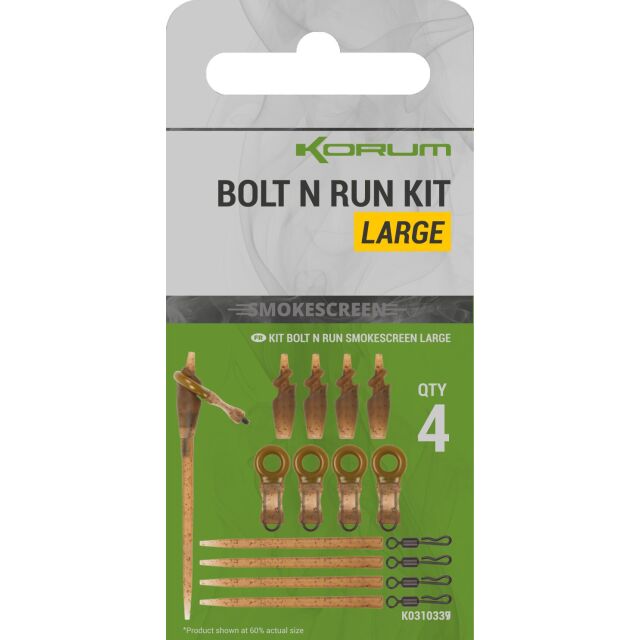 Korum Smokescreen Bolt N Run Kit 4Stk.