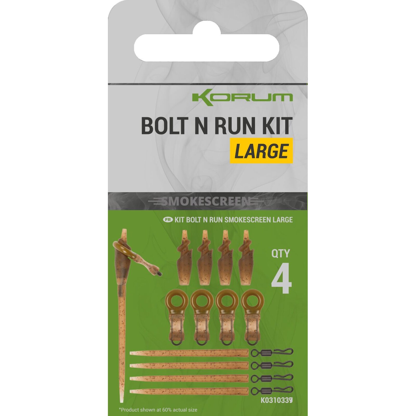 Korum Smokescreen Bolt N Run Kit 4Stk. small