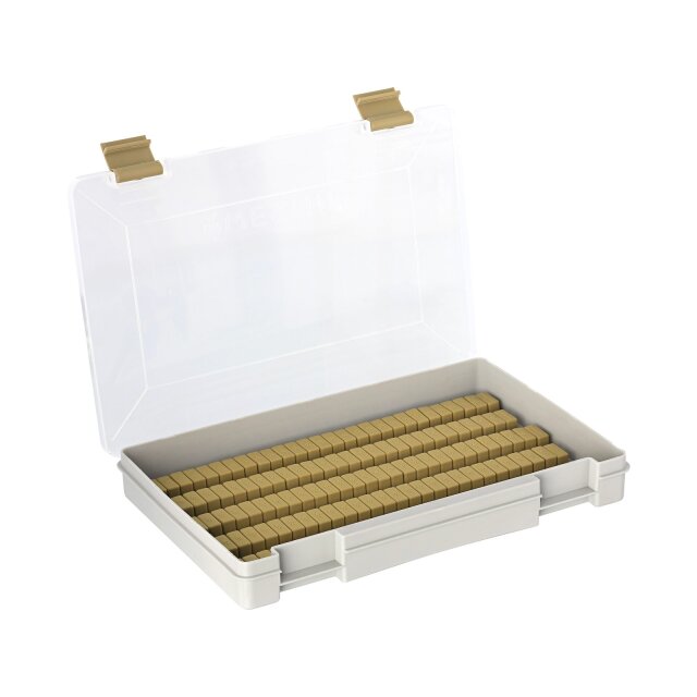 Westin W3 Jig Box (135 Slots) 27.4X18X4cm M grey/Clear