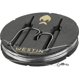 Westin Dropshot Rig Kit Shadteez Pintail 10g #2 150cm 0.26mm Dark Water Mix 2Stk.