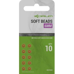 Korum Smokescreen Soft Beads 6mm