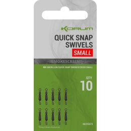 Korum Smokescreen Quick Snap Swivel 10Stk.