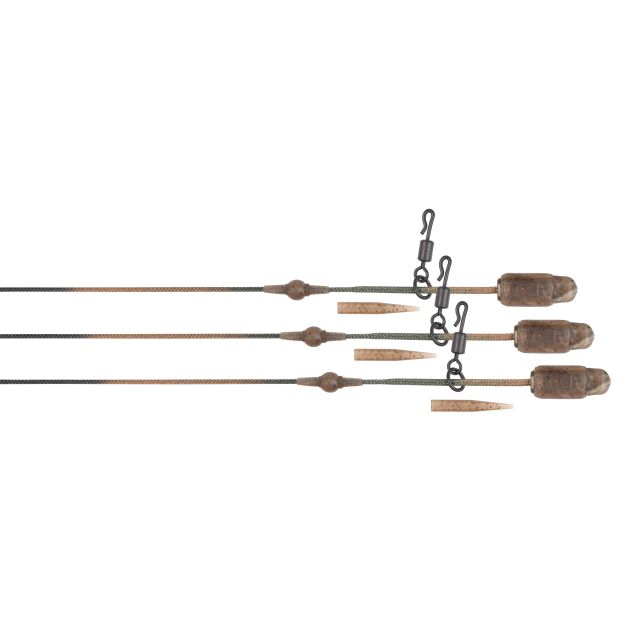 FOX Edges Camo Heli-Clip Rigs 50lb Leadcore 3pcs