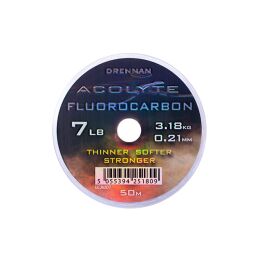 Drennan Acolyte Fluocarbon 50m 7lb 0,21mm 3,18kg