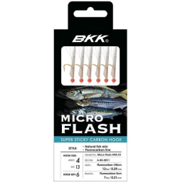 BKK Micro Flash NFA-02 Natural fish skin + Red...