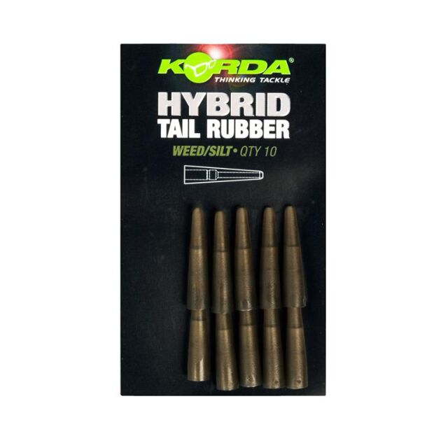 Korda Hybrid Tail Rubber 10Stk.