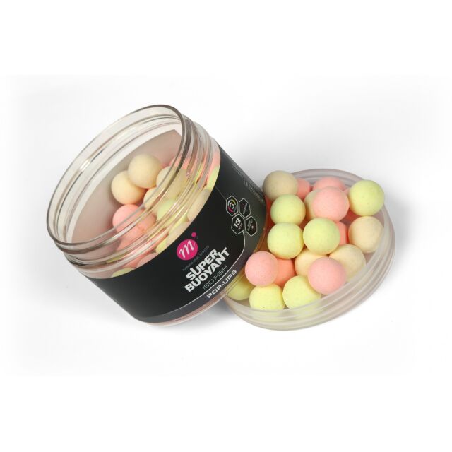 Mainline Super Buoyant Pop-Ups Pink Yellow White 13mm
