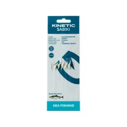 Kinetic Sabiki Silverstrike 150cm Fishskin/Flash 1Stk.