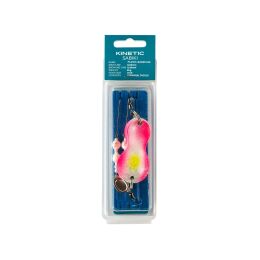 Kinetic Sabiki Plaice Leader #1/0 115cm 0,60mm 0,45mm Kinky Pinky 1Stk. 40g