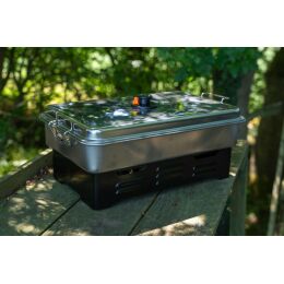 Zebco Magic Fish Smoker Two Burner Tischräucherofen