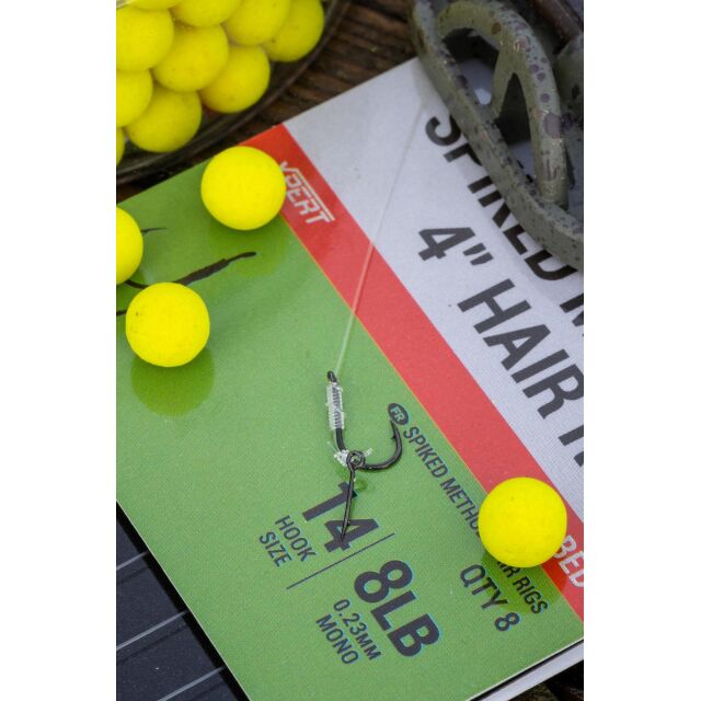 Korum Spiked Method Hair Rigs Barbed 4 #10 12lb