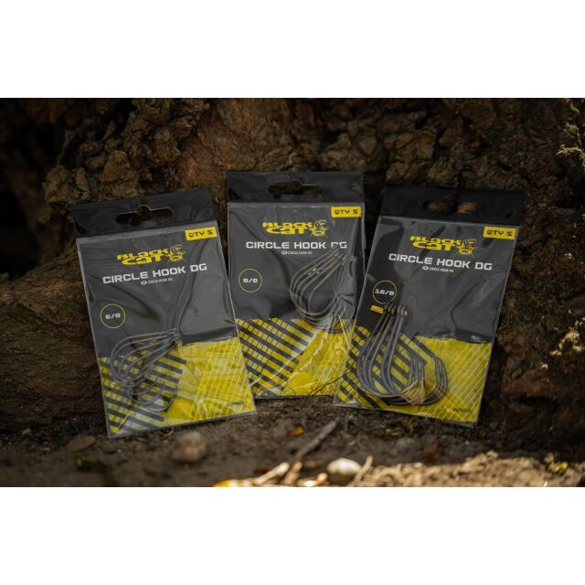 Black Cat Circle Hook DG Coating 5Stk #10/0