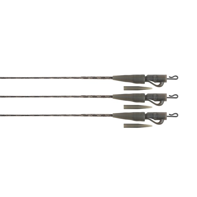FOX Naturals Submerge Lead Clip Leaders 30lb 3Stk.
