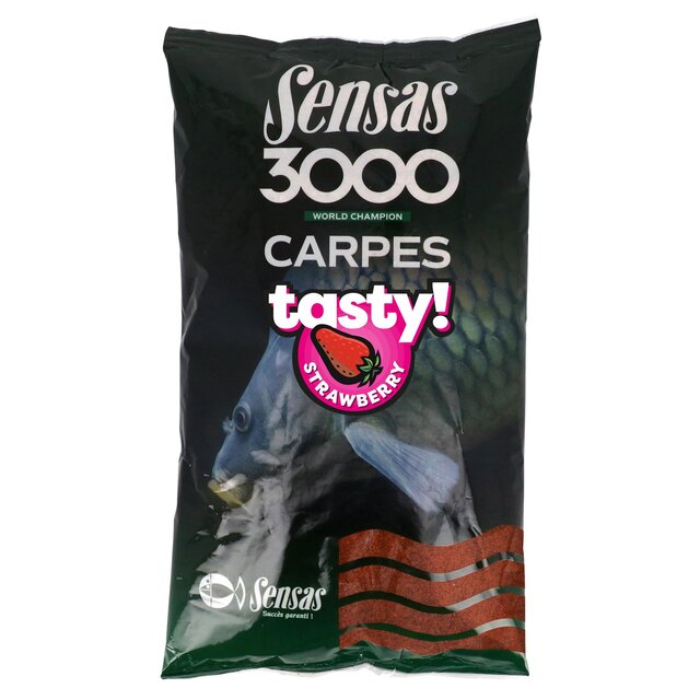 Sensas 3000 Carpes Tasty! Strawberry 1,00kg