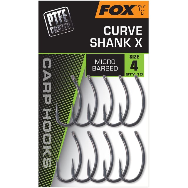 FOX Carp Hooks Curve Shank X 10Stk.