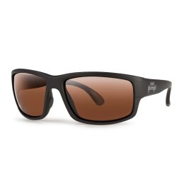 Fox Rage Grey Wrap Sunglasses Brown Lense Mirror Eyewear