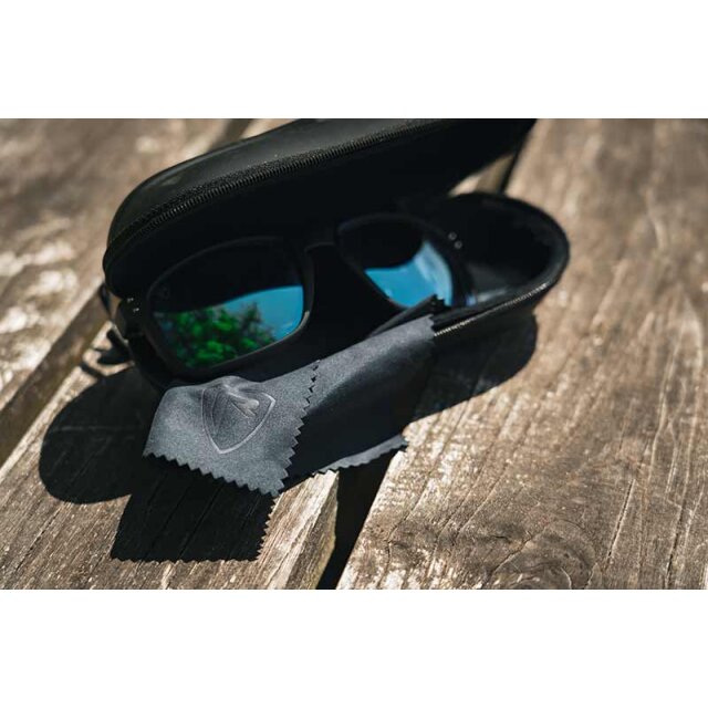 Fox Rage Transparent Black Brown Lens Mirror Blue Eyewear