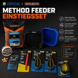Preston x Sonubaits Method Feeder Einsteigs Set