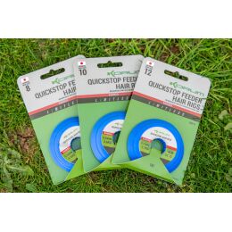 Korum Limitless Quickstop Feeder Hair Rigs Barbed 1m 8Stk