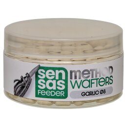 Sensas Method Wafters 45g 8mm Garlic